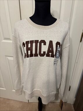 New York Popular Fleece CHICAGO Sweatshirt